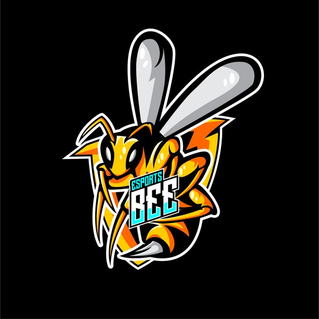 Angry bee design | Free Vector