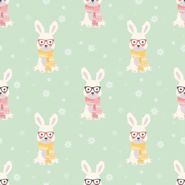 Free Vector animals pattern design