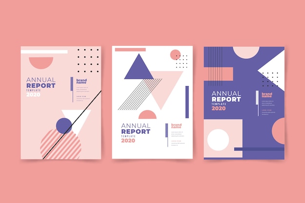 Annual report 2020 with memphis effect