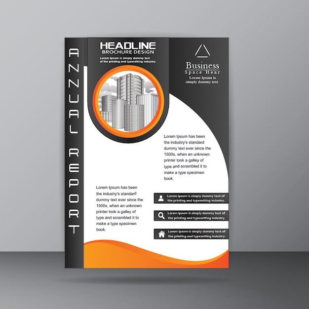 Annual Report Brochure Template for Corporate Company Purpose