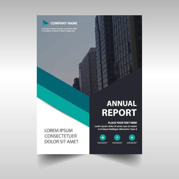 Annual report cover template