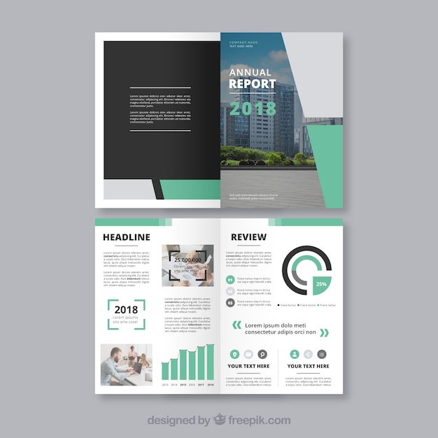 Annual report cover template