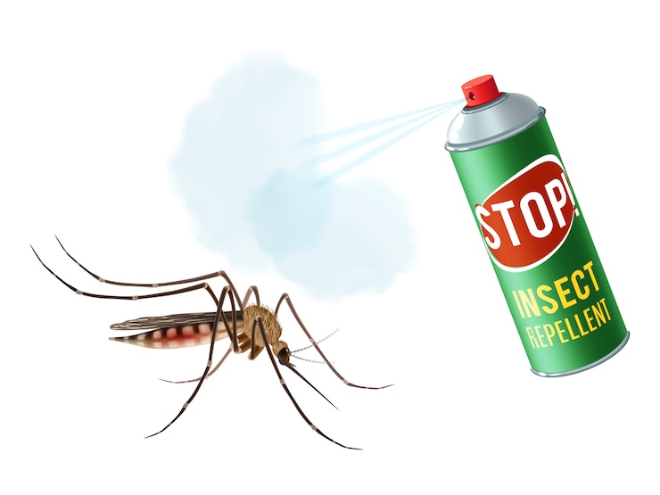 Free Vector anti mosquito spray