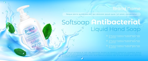 Antibacterial hand soap promo