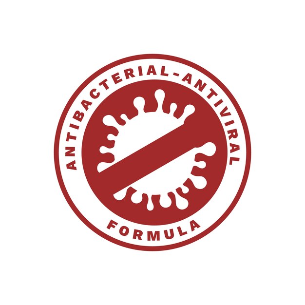 Antibacterial logo concept