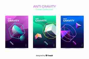 Free vector antigravity cover collection