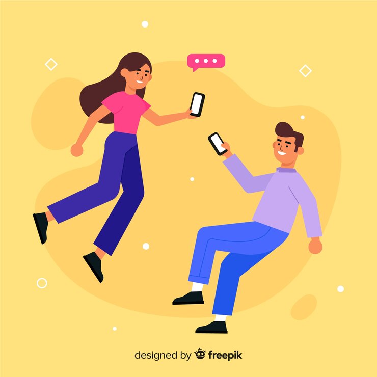Free Vector antigravity people background