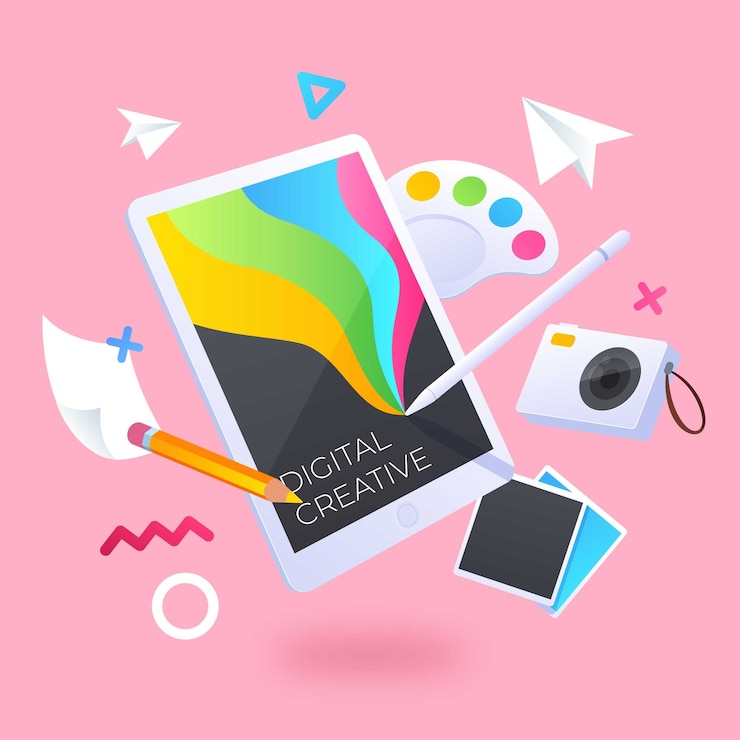 Free Vector antigravity technology with elements