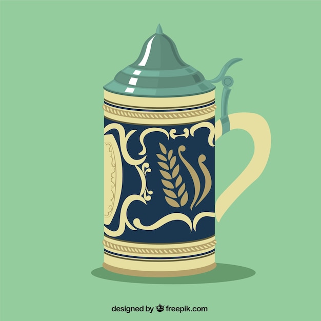 Antique beer mug