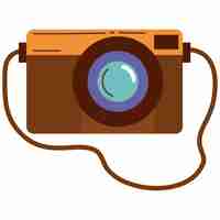 Free vector antique camera photography