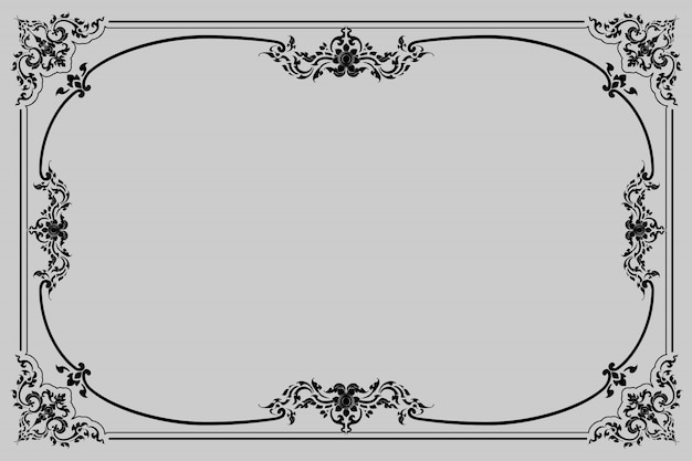 Antique decorative frame