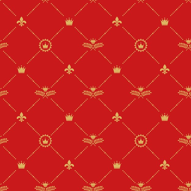 Antique royal seamless pattern.