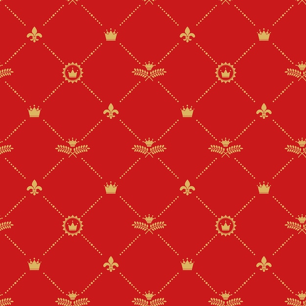 Antique royal seamless pattern.