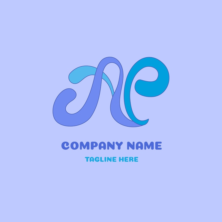 Free Vector ap monogram logo template