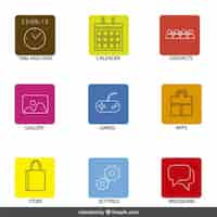 Free vector app icons