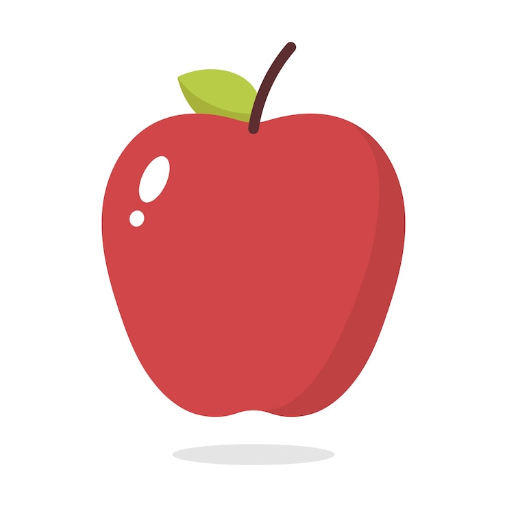 Free Vector apple flat colours