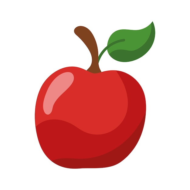 Free vector apple fruit icon