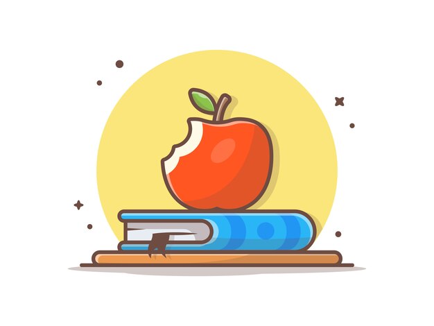 カラフルな本のアイコンセット イラスト 学び 勉強する 開いた本と閉じた本のコレクション 教育と知識 プレミアムベクター