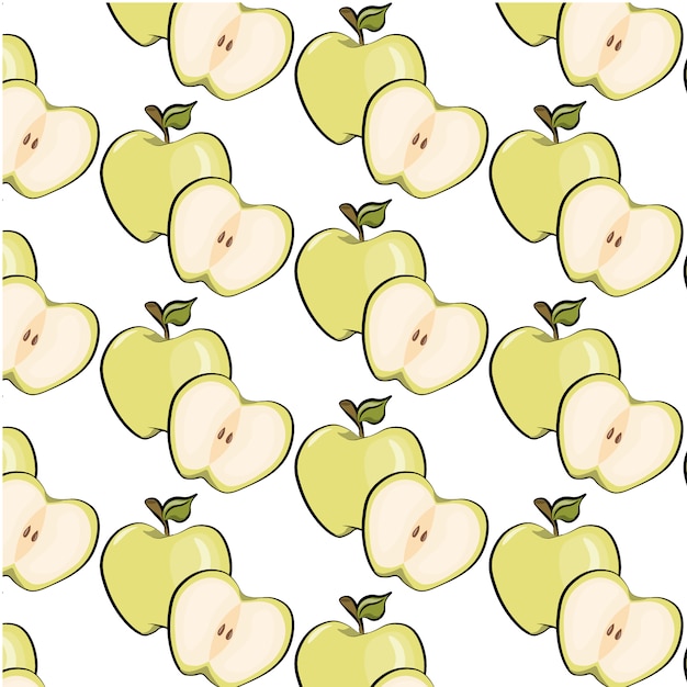 Apple pattern background