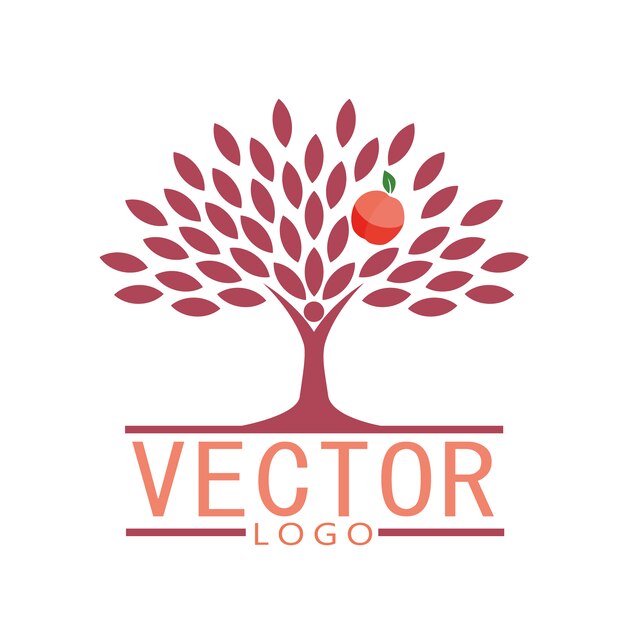 Apple tree logo design