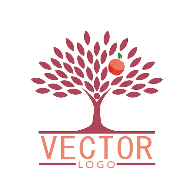 Apple tree logo design