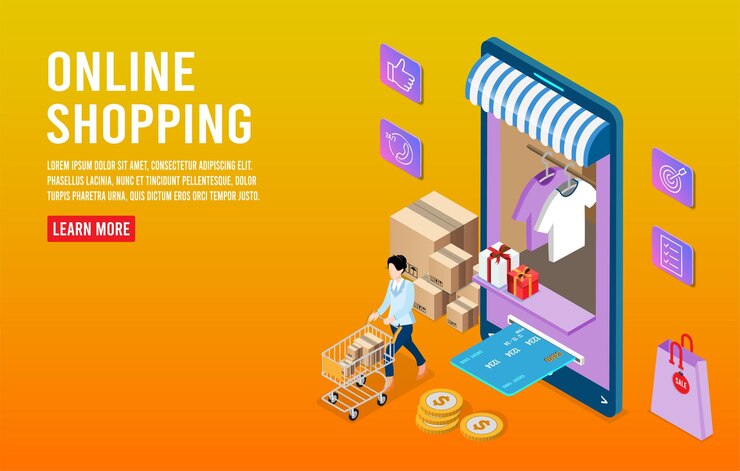 Free Vector application smartphone mobile and computer payments online transaction woman characters shopping online process on laptop vecter cartoon illustration isometric design