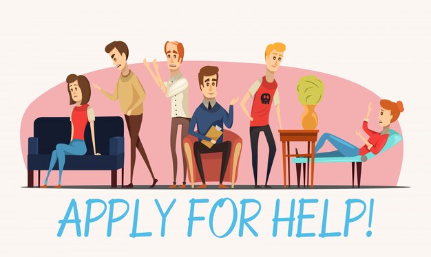 Apply For Help To Psychologist Poster