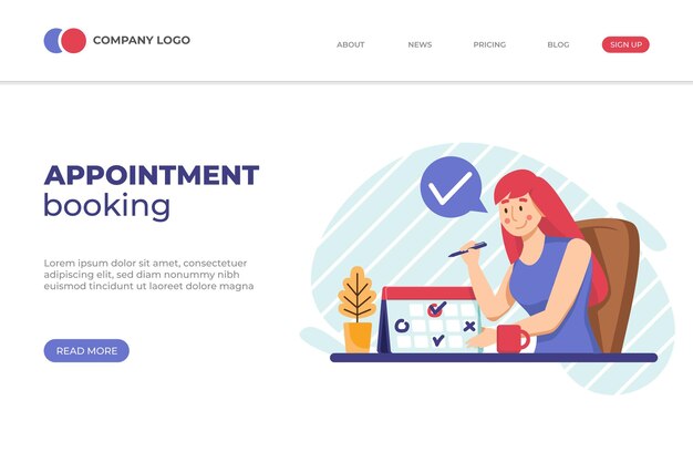 Appointment booking design