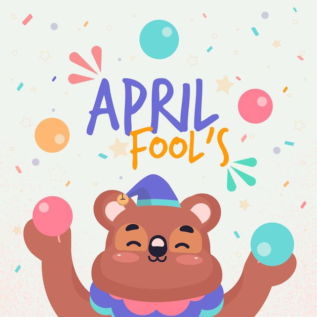 April fools day celebration design