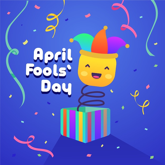 April fools day concept of event