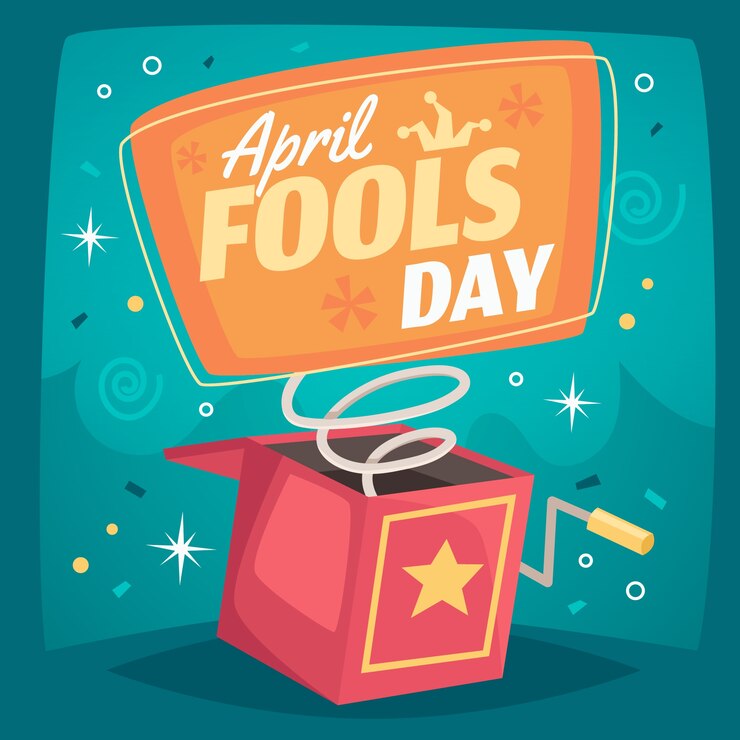 मुफ़्त वेक्टर april fools day event theme