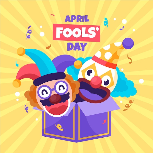 April fools' day illustration