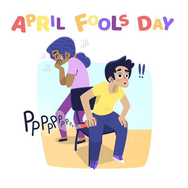 Апрельский день дураков с людьми