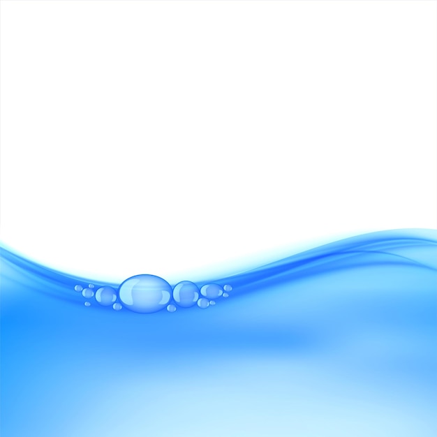 Aqua blue water bubble background