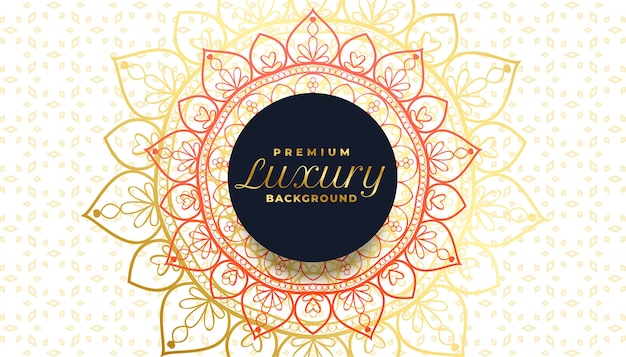Arabesque arabis style islamic mandala pattern background