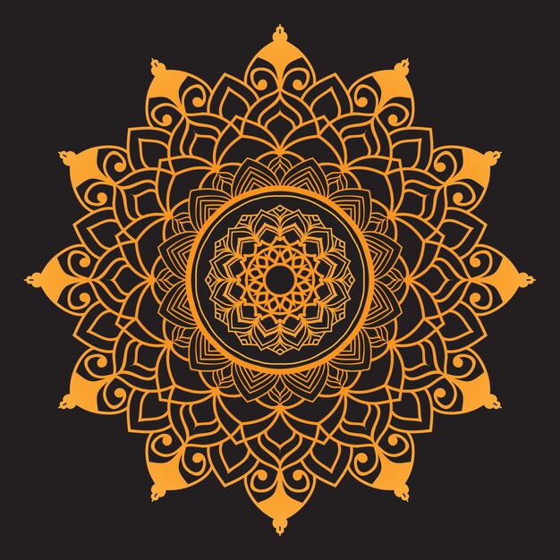 Premium Vector | Arabesque mandala background