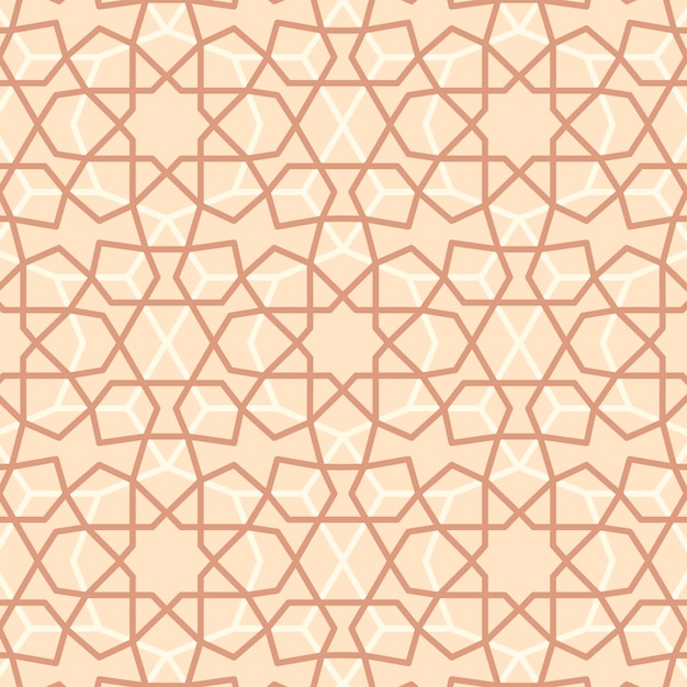 Arabesque pattern flat style