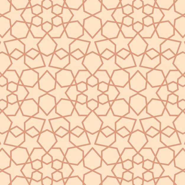 Arabesque pattern flat style