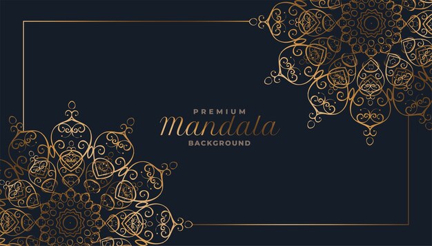 Arabesque style decorative mandala pattern background