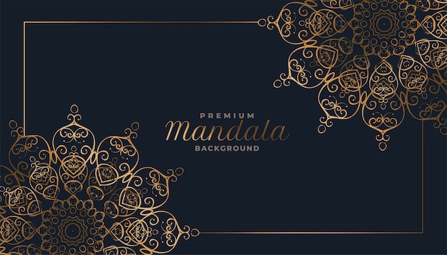 Arabesque style decorative mandala pattern background