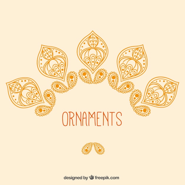 Free vector arabic ornament