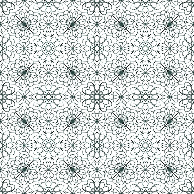 Arabic seamless pattern with modern style