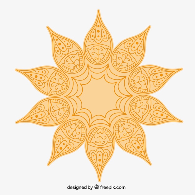 Free vector arabic sun