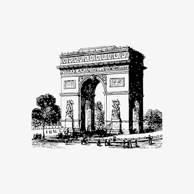 Arch of Triumph in Paris