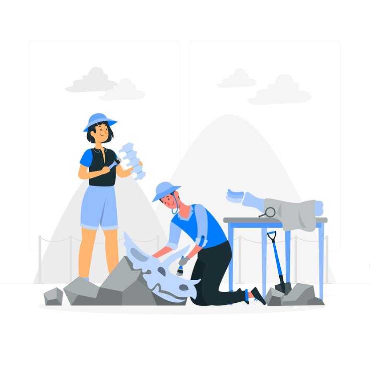 Free Vector archeology concept illustration