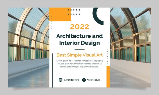 Architect webinar template design