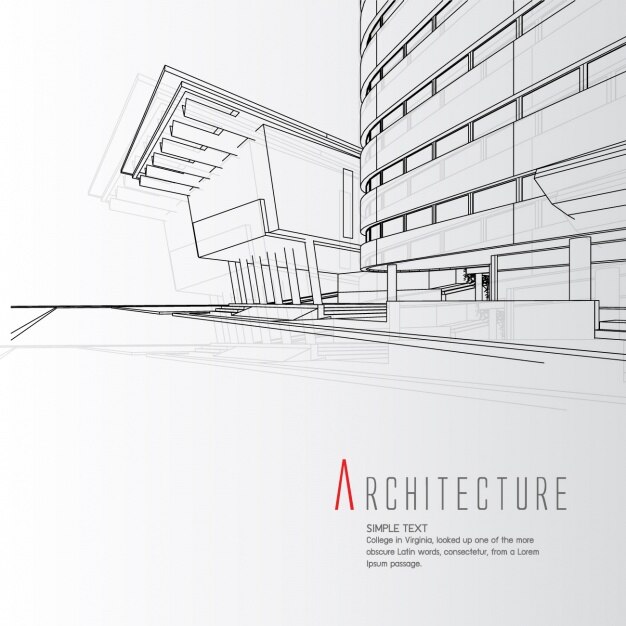 Free Vector architecture background design