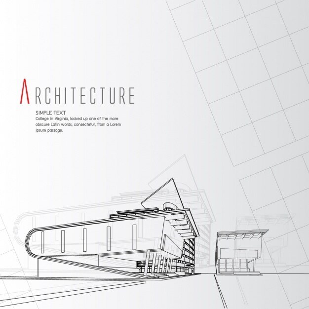 Free Vector architecture background design