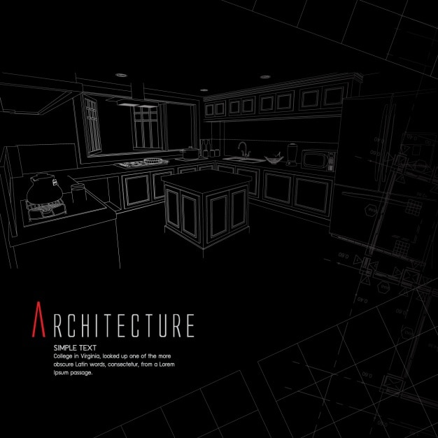 Vettore gratuito design architettura di sfondo