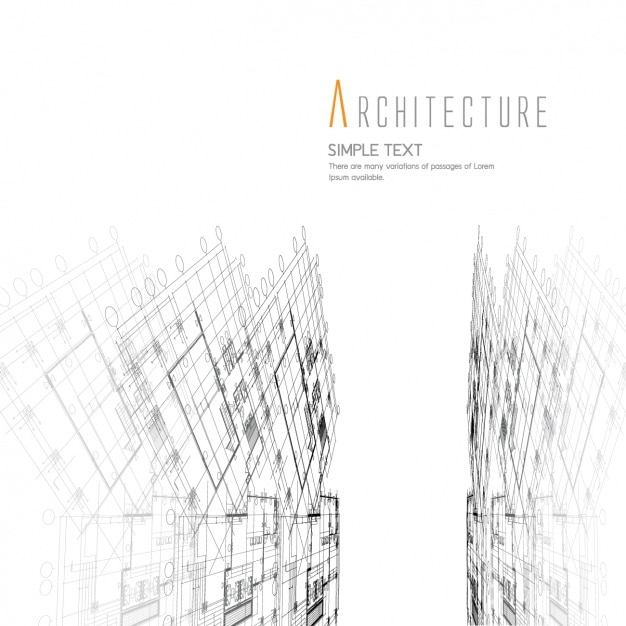 Free vector architecture background design